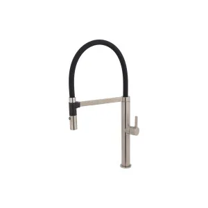 Sansa Sink Mixer Pull Out/Pull Down Gooseneck 231 Brushed Nickel by Fienza, a Laundry Taps for sale on Style Sourcebook