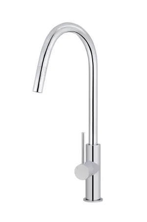 Piccola Sink Mixer Pull Out/Pull Down 225 Chrome by Meir, a Kitchen Taps & Mixers for sale on Style Sourcebook