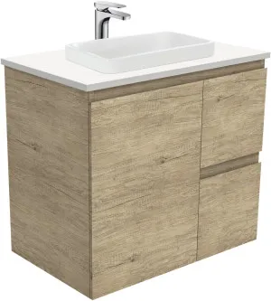 Edge 750 Vanity Wall Hung Doors & Drawers with Basin & Quartz Top by Fienza, a Vanities for sale on Style Sourcebook