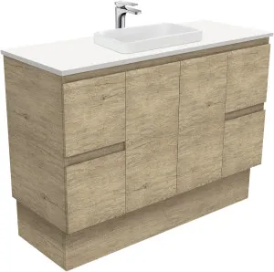 Edge 1200 Vanity Kick Doors & Drawers with Basin & Quartz Top by Fienza, a Vanities for sale on Style Sourcebook