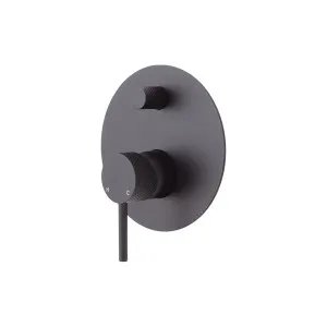 Axle Wall/Shower Mixer w Diverter Large Plate Matte Black by Fienza, a Shower Heads & Mixers for sale on Style Sourcebook
