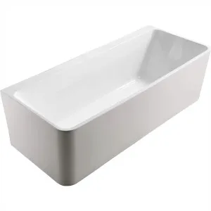 Delta Back To Wall Bath Acrylic 1700 Gloss White by Fienza, a Bathtubs for sale on Style Sourcebook