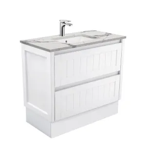 Hampton 900 Vanity Kick Drawers Only with Basin & Solid Surface Top by Fienza, a Vanities for sale on Style Sourcebook