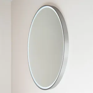 Sphere LED Mirror 610 Brushed Nickel by Remer, a Illuminated Mirrors for sale on Style Sourcebook
