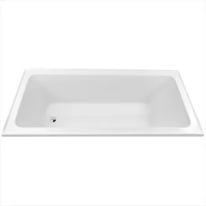 Alpha Inset Bath Acrylic 1675 Gloss White by decina, a Bathtubs for sale on Style Sourcebook