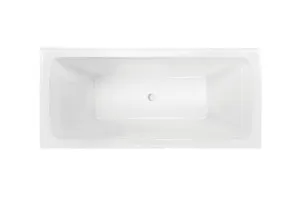 Elbrus Inset Bath Acrylic 1800 Gloss White by decina, a Bathtubs for sale on Style Sourcebook