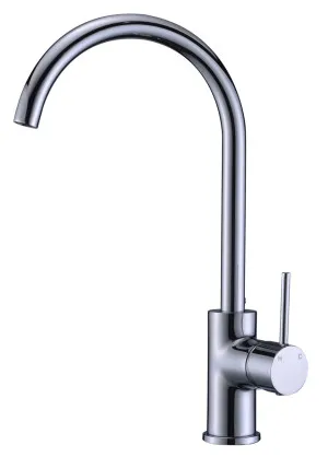 Hali Sink Mixer Gooseneck 208 Chrome by Ikon, a Kitchen Taps & Mixers for sale on Style Sourcebook