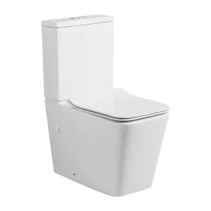 Elbrus Back To Wall Toilet Suite S&P Trap Gloss White by decina, a Toilets & Bidets for sale on Style Sourcebook