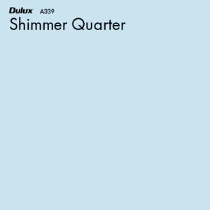 Shimmer Quarter by Dulux, a Blues for sale on Style Sourcebook
