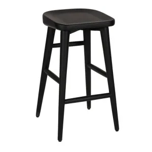 Ace Counter Stool Mango Wood Black by James Lane, a Bar Stools for sale on Style Sourcebook