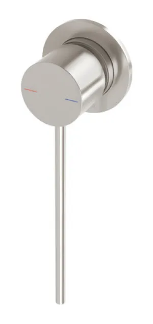 Vivid Slimline Shower Wall Mixer 60mm Backplate With Extended Lever In Brushed Nickel By Phoenix by PHOENIX, a Bathroom Taps & Mixers for sale on Style Sourcebook