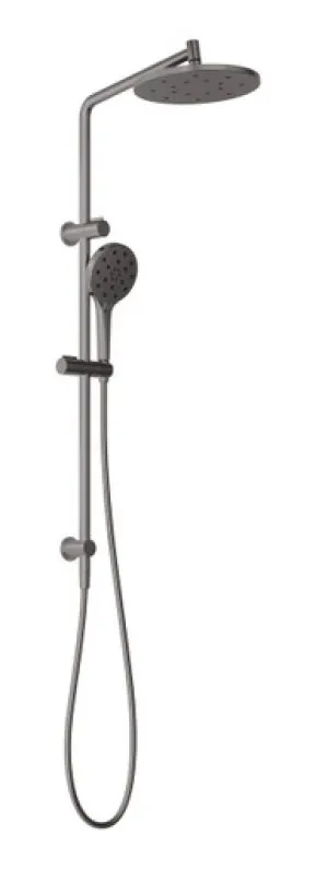 Ormond Twin Shower In Brushed Carbon By Phoenix by PHOENIX, a Showers for sale on Style Sourcebook