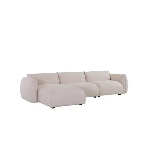 Ferrell 3 Seater Left Chaise Sofa - Beige by Interior Secrets - AfterPay Available by Interior Secrets, a Sofas for sale on Style Sourcebook