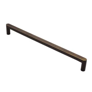 Aged Brass Straight Profile Cabinet Pull - Clio Large (235mm overall) by Manovella, a Cabinet Hardware for sale on Style Sourcebook