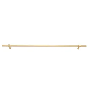 Brushed Brass Timeless Pull - Phoebe Extra Large (500mm overall) by Manovella, a Cabinet Hardware for sale on Style Sourcebook
