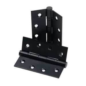 Matt Black Ball Bearing Hinge (Pair) 100mm x 75mm by Manovella, a Door Hinges for sale on Style Sourcebook