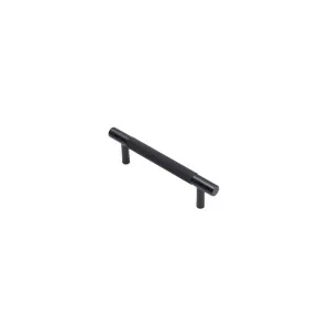 Matt Black Knurled Drawer Pull - Charmian Small (130mm overall) by Manovella, a Cabinet Hardware for sale on Style Sourcebook