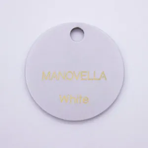 Solid Brass Colour Sample - Various Finishes White by Manovella, a Cabinet Hardware for sale on Style Sourcebook