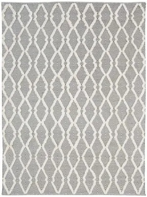 Emelie Monochrome Diamond Tufted Indoor Outdoor Rug by Miss Amara, a Contemporary Rugs for sale on Style Sourcebook