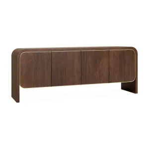 Boran 2m Buffet Unit - Walnut by Interior Secrets - AfterPay Available by Interior Secrets, a Sideboards, Buffets & Trolleys for sale on Style Sourcebook
