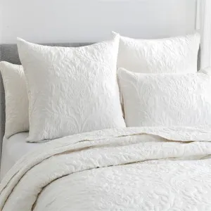 Renee Taylor Berlin Jacquard Stone European Pillowcase by null, a Cushions, Decorative Pillows for sale on Style Sourcebook