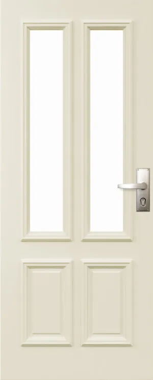 Classic PCL 4G Entrance Door in Dulux Handmade Linen Half by Corinthian Doors, a External Doors for sale on Style Sourcebook
