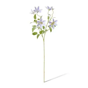 Clematis Flower Spray - 42 x 20 x 86cm by Elme Living, a Plants for sale on Style Sourcebook