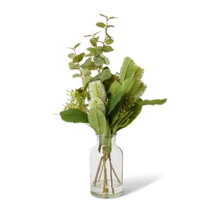 Banksia & Berzelia - Specimen Bottle - 28 x 28 x 59 cm by Elme Living, a Plants for sale on Style Sourcebook