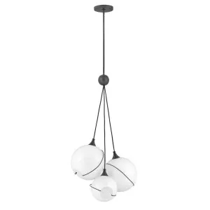 Hinkley Skye 3 Light Pendant by Lisa McDennon Black by Hinkley, a Pendant Lighting for sale on Style Sourcebook