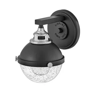 Hinkley Fletcher Traditional Single Wall Light (E27) Black & Chrome by Hinkley, a Outdoor Lighting for sale on Style Sourcebook