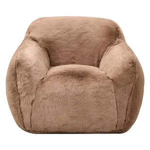 I AM FAKE Faux Fur Snug Chair, Large, Taupe by I AM FAKE, a Chairs for sale on Style Sourcebook