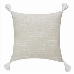 Eldorado Cushion Linen Viscose Natural - 50cm x 50cm by James Lane, a Cushions, Decorative Pillows for sale on Style Sourcebook