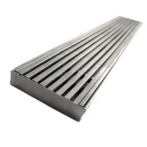 Nekeema 316 SSteel Square Bar Grate 600x100x25 by Beaumont Tiles, a Shower Grates & Drains for sale on Style Sourcebook