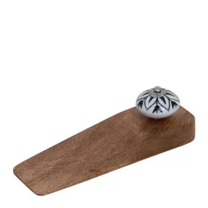 J.Elliot Jayda Natural Black and White Door Stop by null, a Door Hardware for sale on Style Sourcebook