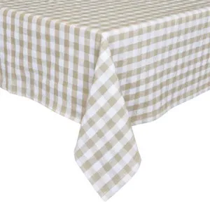 J.Elliot Ginny Grey Beige Rectangle Tablecloth by null, a Table Cloths & Runners for sale on Style Sourcebook