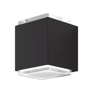 Mojo IP65 Indoor / Outdoor LED Up / Down Wall Light, 20W, 3000K, Black by Domus Lighting, a Outdoor Lighting for sale on Style Sourcebook