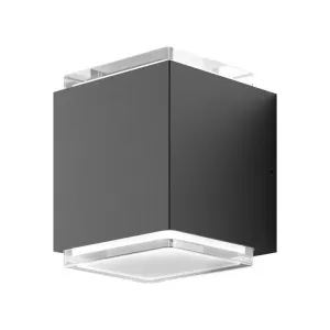 Mojo IP65 Indoor / Outdoor LED Up / Down Wall Light, 20W, 3000K, Dark Grey by Domus Lighting, a Outdoor Lighting for sale on Style Sourcebook