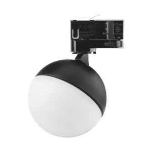 Moon Aluminium 3 Circuit Dimmabe LED Track Light, Opal Fascia, CCT, Black by Domus Lighting, a Spotlights for sale on Style Sourcebook