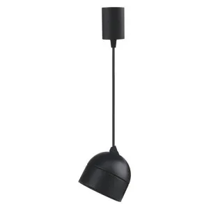 Moon Aluminium Dimmabe LED Pendant Light, Tube Fascia, CCT, Black by Domus Lighting, a Pendant Lighting for sale on Style Sourcebook