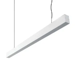 Max Aluminium LED Linear Pendant Light, Wide, 120cm, 3000K, White by Domus Lighting, a Pendant Lighting for sale on Style Sourcebook