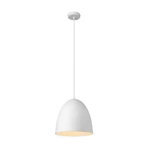 Melody Metal Pendant Light, White by Domus Lighting, a Pendant Lighting for sale on Style Sourcebook