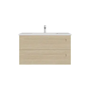 Gold Vanity 900 Wall Hung Doors/Drawers w/Basin SSurface UC Top by Marquis, a Vanities for sale on Style Sourcebook