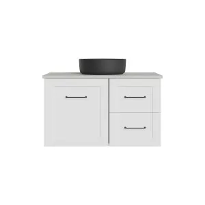 Fullerton Vanity 900 Wall Hung Doors/Drawers w/Basin SSurface AC Top by Marquis, a Vanities for sale on Style Sourcebook