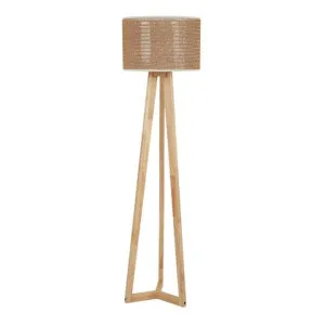 Capel Timber Base Floor Lamp by Coast To Coast Home, a Floor Lamps for sale on Style Sourcebook