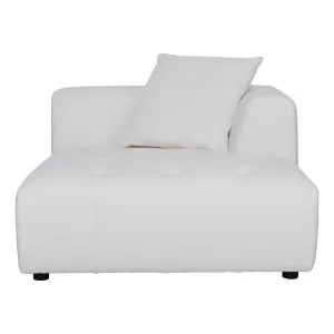 Rubin Sofa Chaise RHF in Het White by OzDesignFurniture, a Sofas for sale on Style Sourcebook