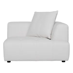 Rubin Sofa End RHF in Het White by OzDesignFurniture, a Sofas for sale on Style Sourcebook
