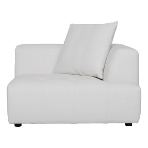 Rubin Sofa End RHF in Het White by OZ Design, a Sofas for sale on Style Sourcebook