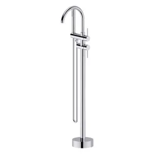 Misha Floor Mounted Bath Mixer w Shower Chrome by Haus25, a Bathroom Taps & Mixers for sale on Style Sourcebook