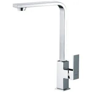 Marki Square Sink Mixer 225 Chrome by Haus25, a Kitchen Taps & Mixers for sale on Style Sourcebook