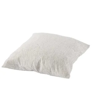 Marina Floor Cushion - Off White w' Ink Stripe by Eadie Lifestyle, a Cushions, Decorative Pillows for sale on Style Sourcebook